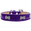 Pet Pal Crystal Bone Dog CollarPurple Ice Cream Size 12 PE855667